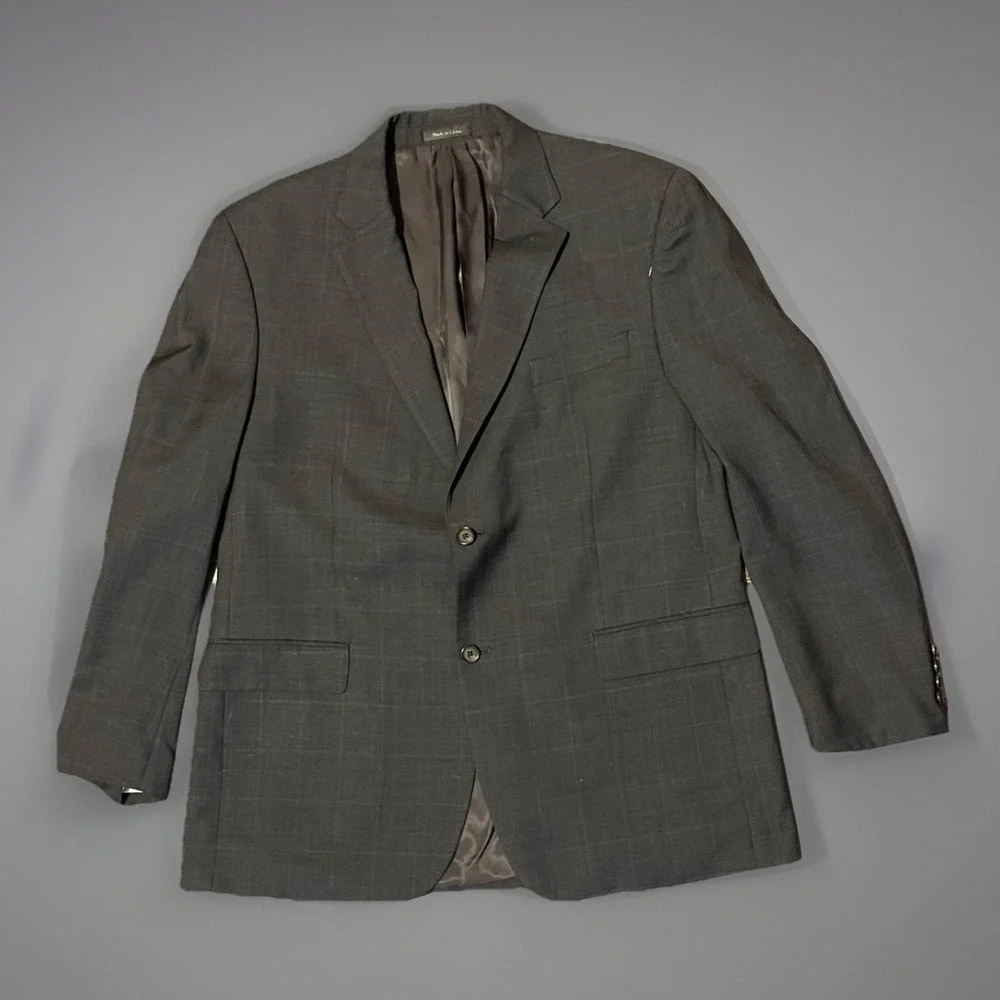 Lauren Ralph Lauren Men's Grey Blazer Sports Coat‎ Business  42 Regular